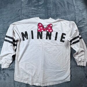 Disney Store “Minnie Rocks the Dots” Spirit Jersey XL White Official Parks